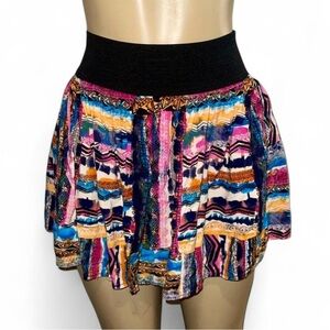 Forever 21 Boho Festival Mini Skirt Medium NWOT